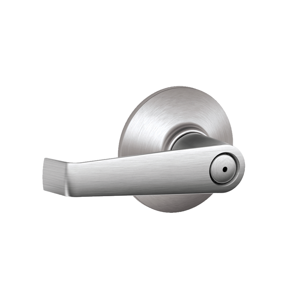 Schlage Residential Door Lever - Privacy Lock - Elan Style - Satin Chrome Finish - Sold Individually