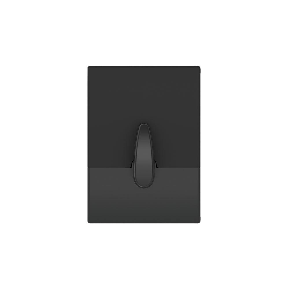 Schlage electronic keyless touchscreen deadbolt lockset in matte black, featuring a sleek, modern design for residential use.