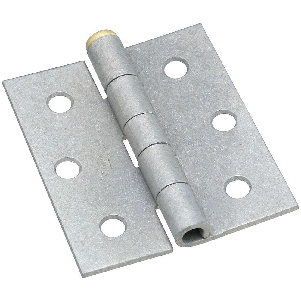 3-inch by 2.5-inch screen door hinge available in multiple finishes, sold individually for easy installation.