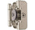 Self-Closing Double Demountable Cabinet Hinges - 1/2" Inch (13 Mm) Overlay - 2 1/4" X 1 1/2" - Multiple Finishes - 2 Pack
