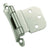 Self-Closing Face Mount Cabinet Hinges - 3/8" Inch (10 Mm) Inset - 2 3/4" X 2 1/8" - Multiple Finishes - 2 Pack