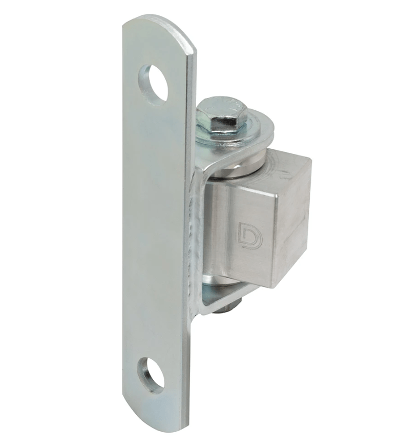 Shut It Half Bolt-On Gate Hinge - 1 1/2" Inches - Fence Post Under 4" - For Gate Gap (2 1/2" - 3")