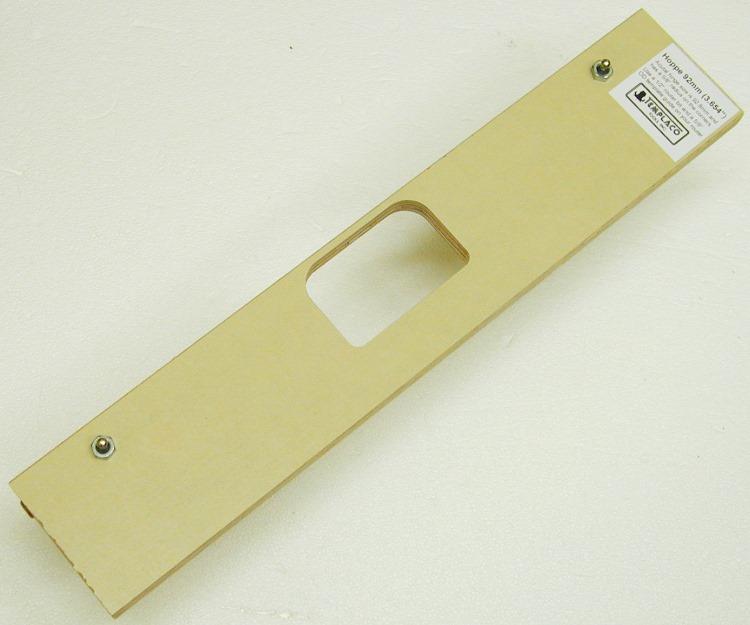 Single Pocket Hinge Template - 3.654" Inches (92 Mm) - Sold Individually