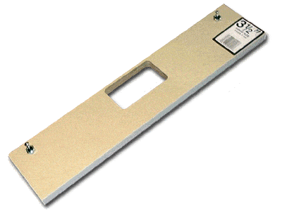 Single pocket hinge router template for precise hinge installation, available in sizes from 2 to 6 inches.