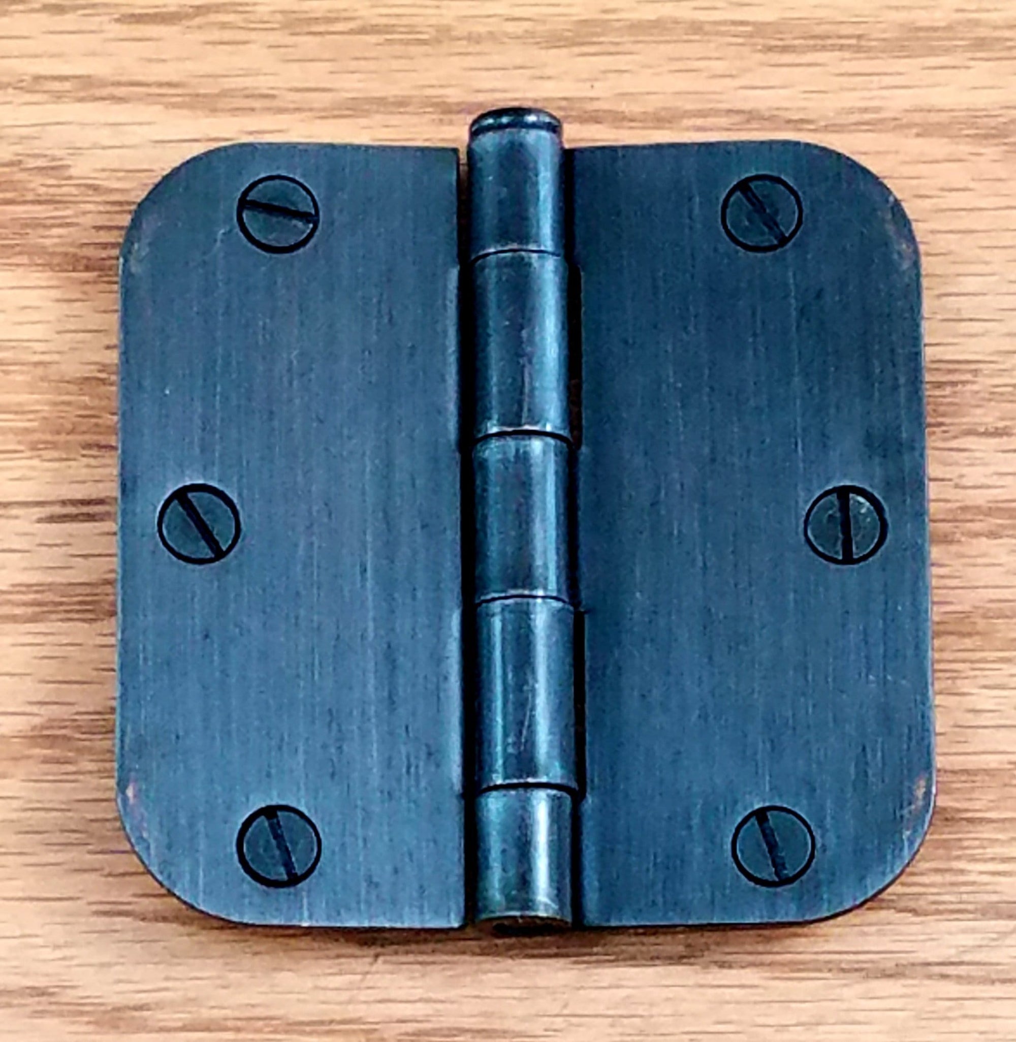 Slotted Hinge Screws For Doors - Oil Rubbed Bronze - Flat Head - #9 X 3/4" Inch