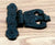 Old World Black Solid Iron Small Cabinet Hinge - 4.5" X 3.25" - Sold Individually
