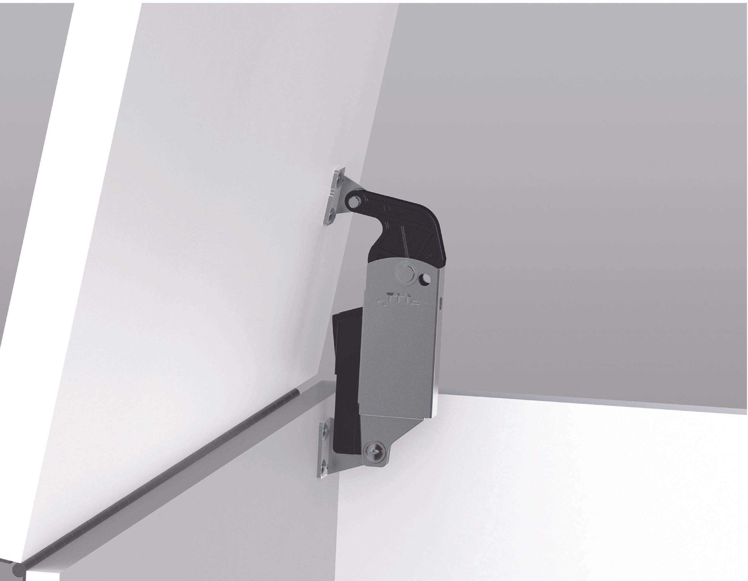 Soft close damper for S-Atj and S-Atjd lid stays in black, designed for smooth and quiet lid operation. Sold individually.