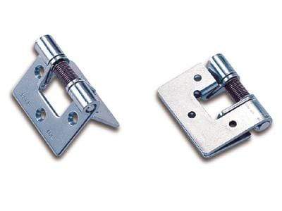 Spring loaded cabinet hinge made of 304 stainless steel, sold individually for durable and reliable use.