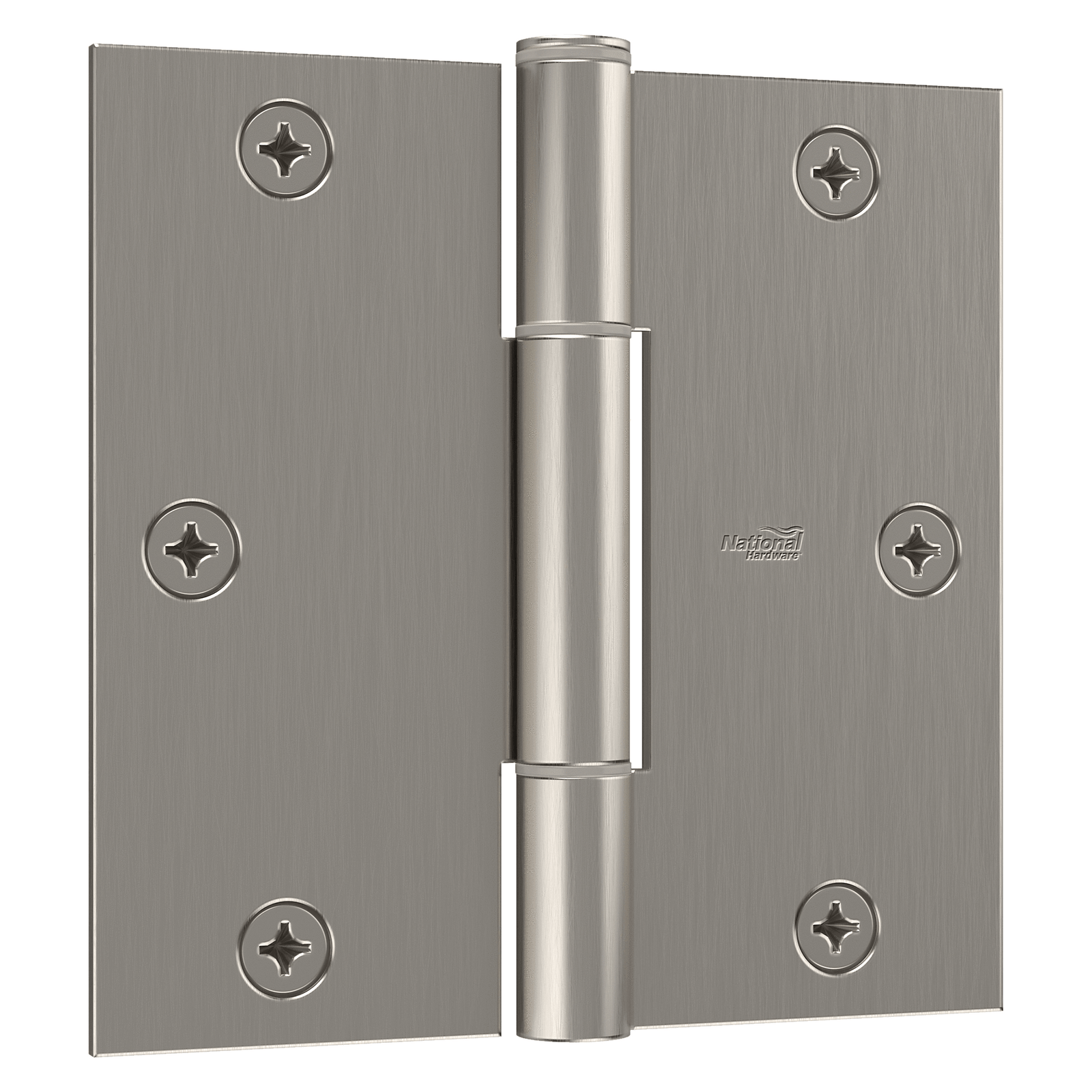 Squeak Free Interior Door Hinges - 3.5" Inch Square - Multiple Finishes Available - 3 Pack