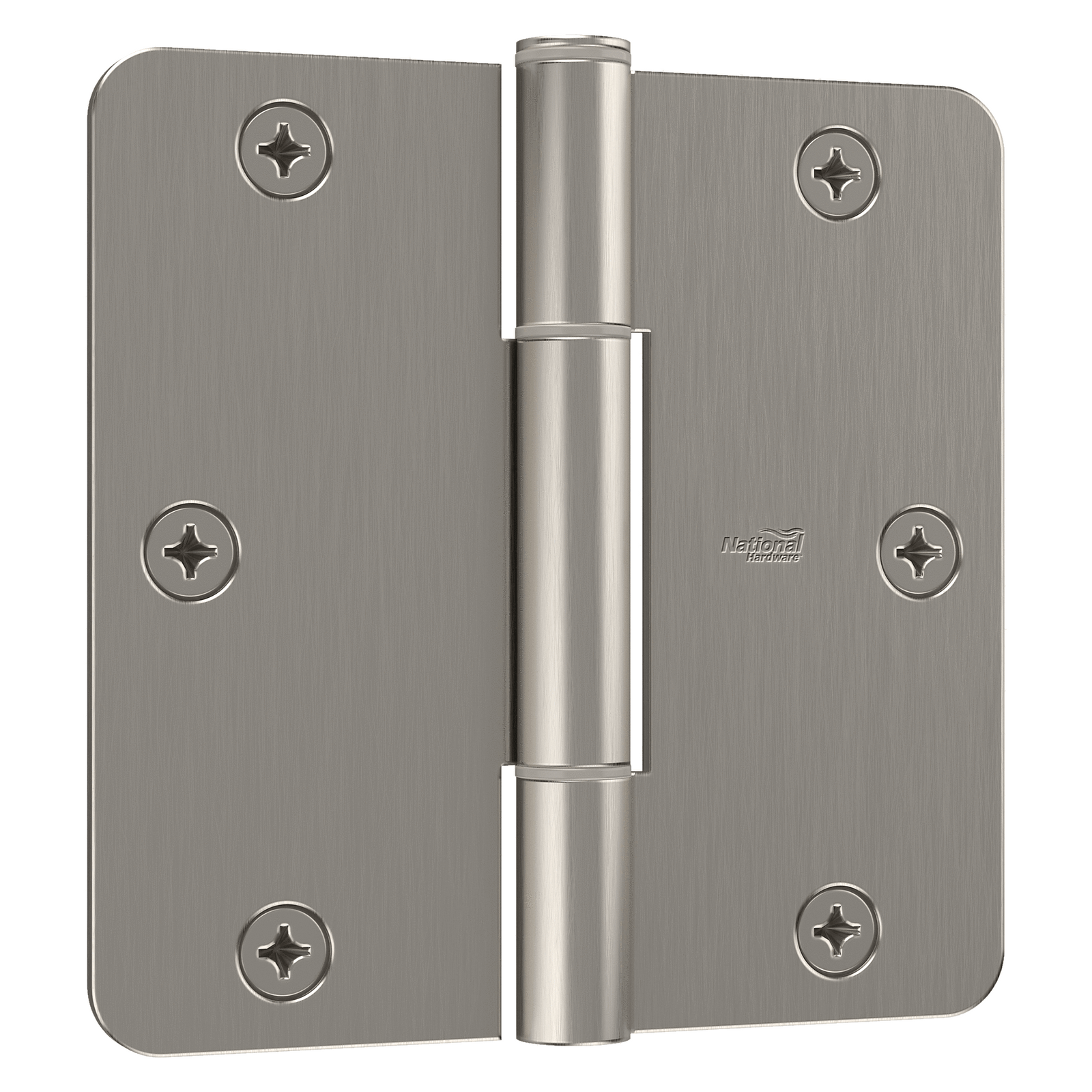 Squeak Free Interior Door Hinges - 3.5" Inch with 1/4" Inch Radius - Multiple Finishes Available - 3 Pack