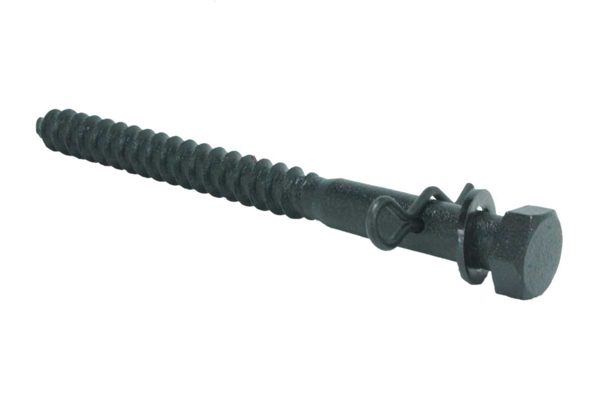 Stainless Steel Painted Lag Bolt - For Cast Iron Shutter Dogs - 4-1/2" Inch - Sold Individually