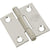 Stainless Steel Butt Hinge - 1.5" Inch Square - Rust Resistant - 2 Pack