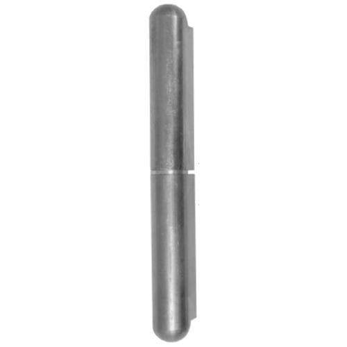 Solid steel weld-on bullet hinge with brass grease fittings, available in lengths from 3-3/16" to 10-1/4", sold individually.