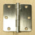 Stainless Steel Residential Hinges - 3 1/2" x 3 1/2" Plain bearing with 1/4" radius corners - Sold in Pairs - Stainless Steel Hinges