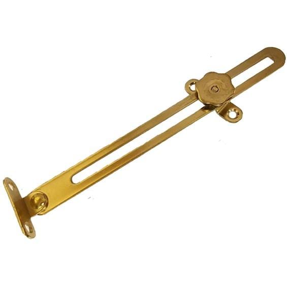 Straight locking lid support stays in 7-inch and 10-inch sizes, available in multiple finishes, sold in a 2-pack.