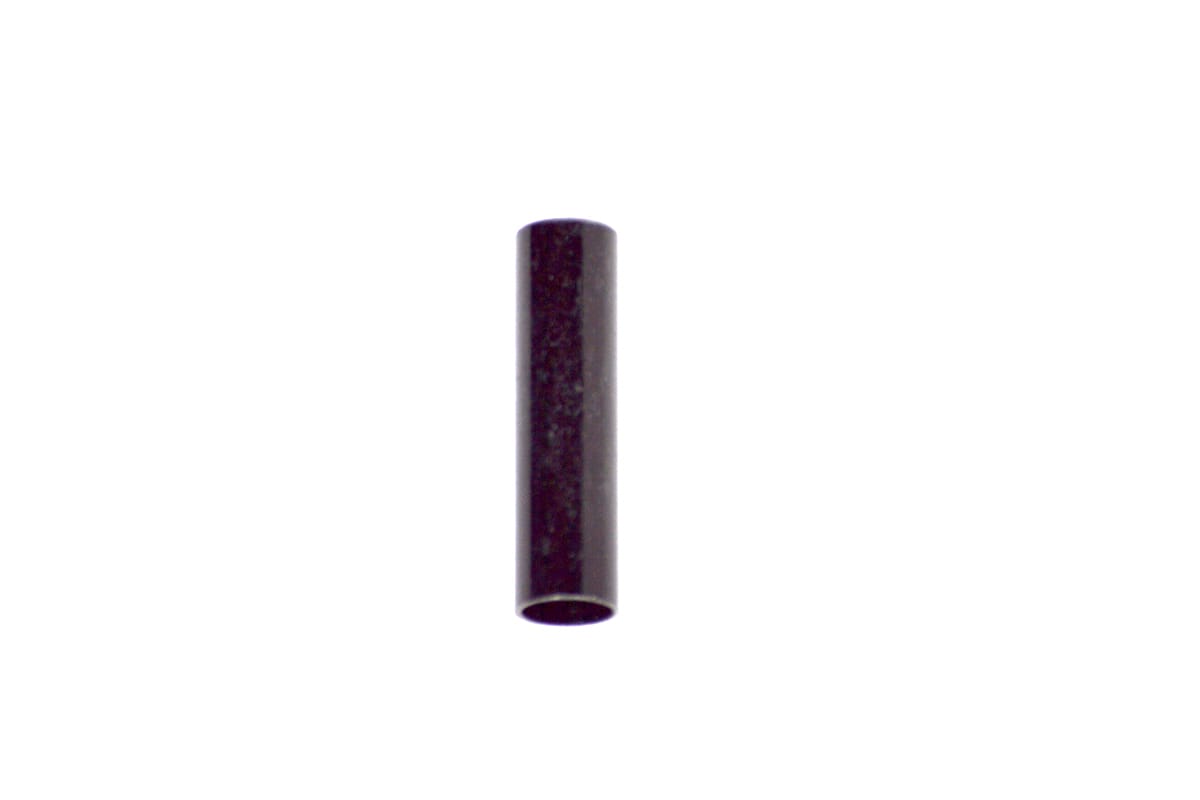 Black strap hinge pintle adapter measuring 1.675 inches, sold individually for secure hinge installations.
