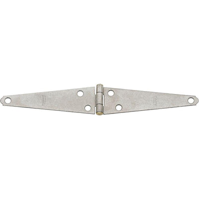Steel Strap Hinges With Brass Pin - Galvanized Finish - 3 Inches - 2 Pack