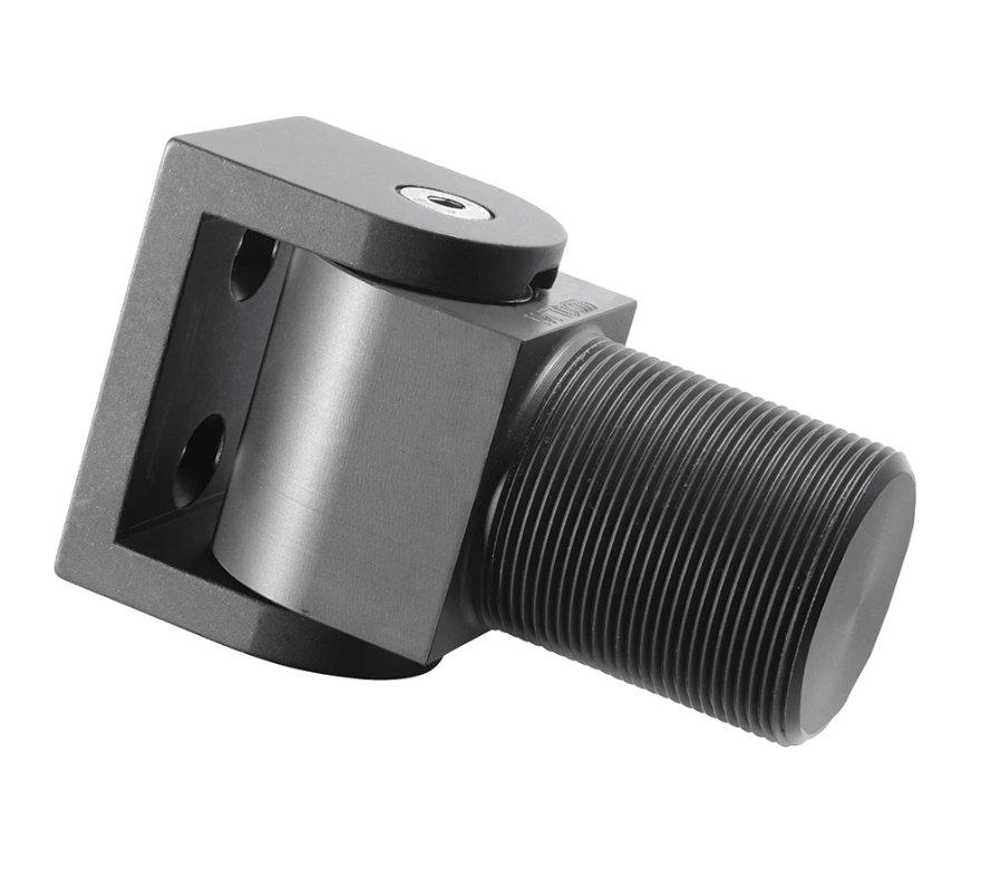 Sureclose adjustable gate hinge designed for center mounting, accommodating gate gaps of 2.5 to 3 inches.