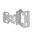 Surface Mounted Full Wrap Cabinet Hinge - 3/8" Inch Overlay - Multiple Finishes Available - 2 Pack