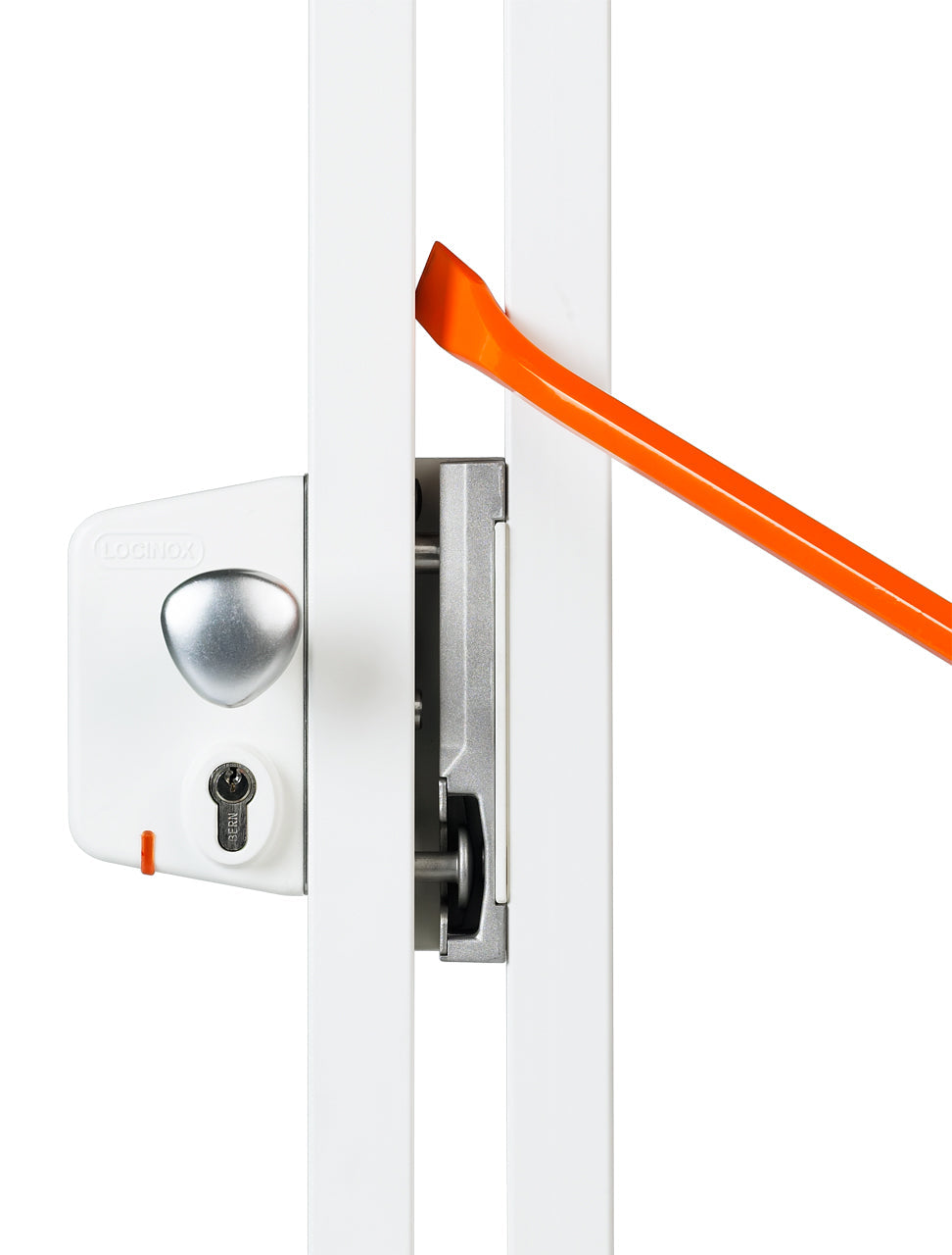 Surface Mounted Electric Gate Lock with Fail Open Functionality - For Square Profiles 1-1/4" Inch to 2-1/2" Inch - Multiple Finishes - Sold Individually