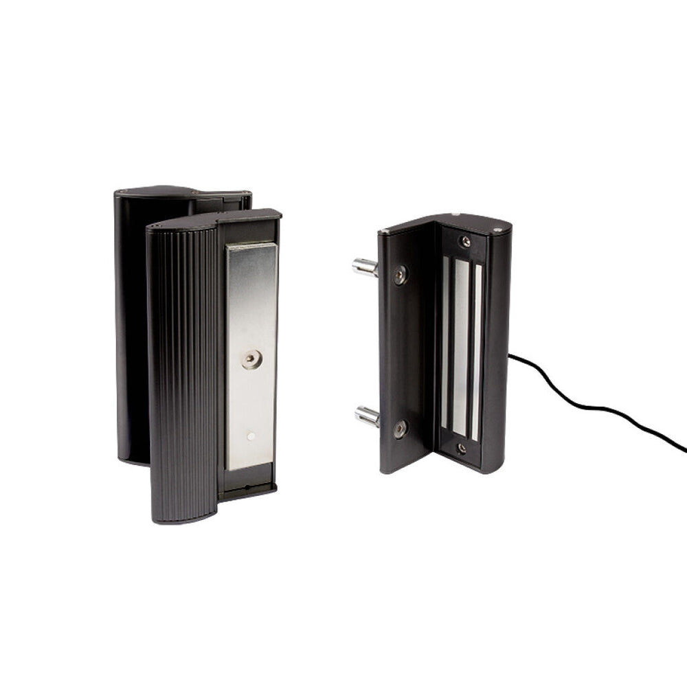 Surface Mounted Electromagnetic Gate Lock with Integrated Pull/Push Ha