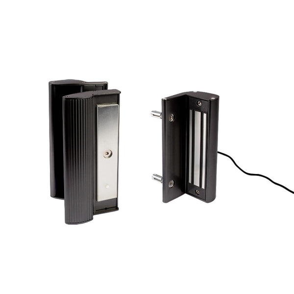 Surface Mounted Electromagnetic Gate Lock with Integrated Pull/Push Ha ...