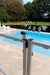 Swimming Pool Gate Lock - For Square Profiles 1-1/2" Inch - Black Finish - Sold Individually
