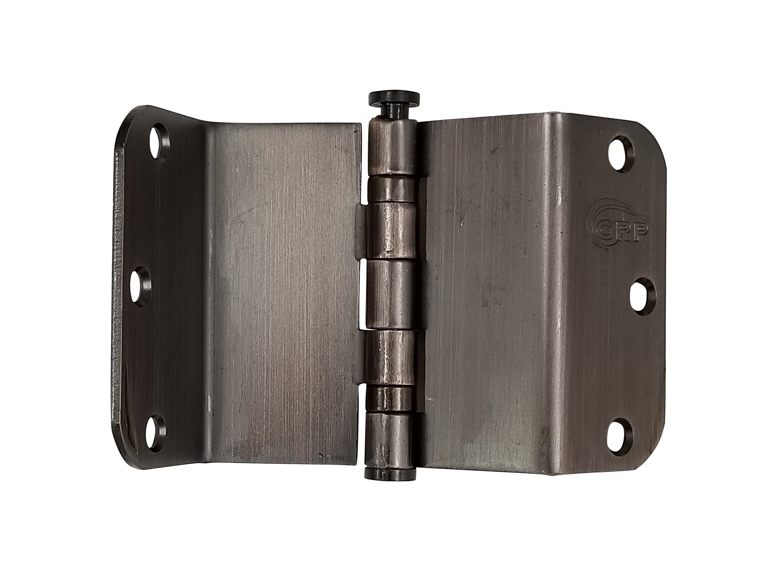 Swing clear expandable ball bearing door hinge, 3.5 inches with 5/8 inch radius, full mortise, available in multiple finishes.