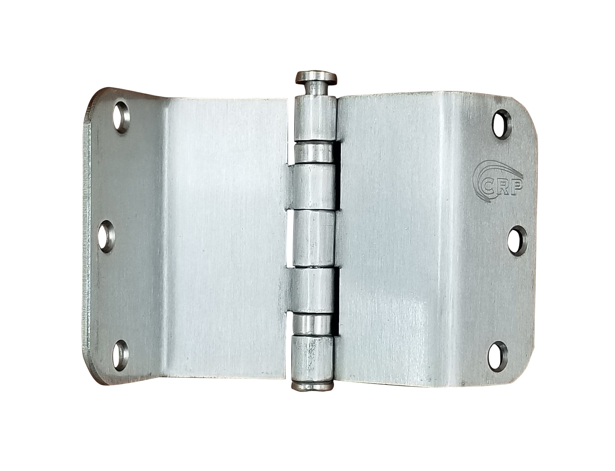 Swing clear expandable ball bearing door hinge, 3.5 inches with 5/8 inch radius, full mortise, available in multiple finishes.