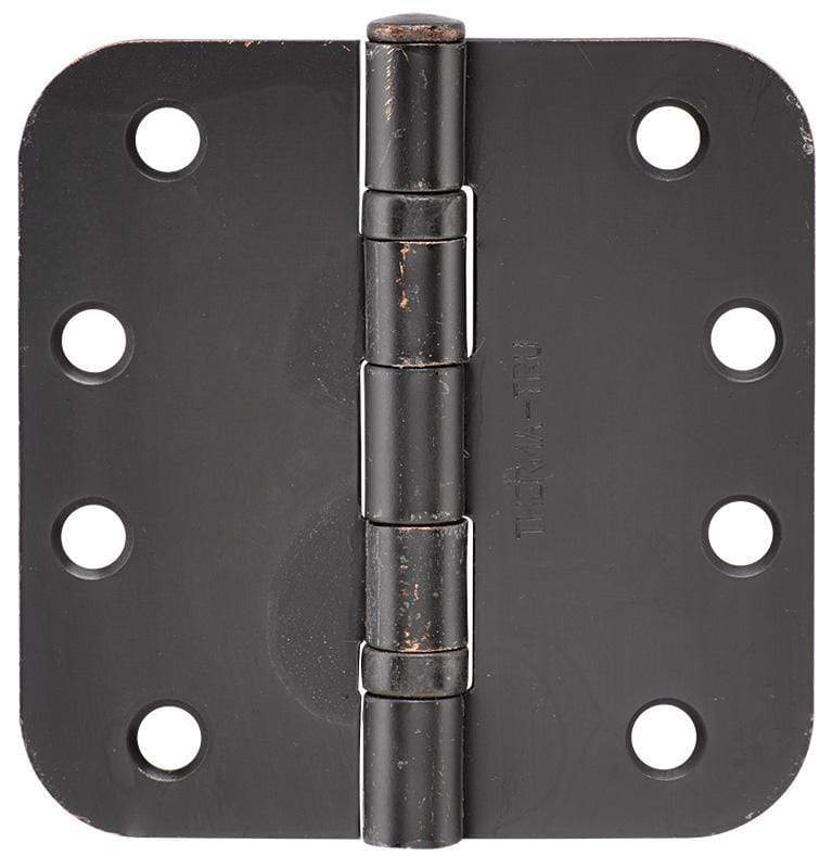 Thermatru Classic Craft ball bearing hinge, 4x4 inches, 5/8-inch radius, available in multiple finishes, sold individually.
