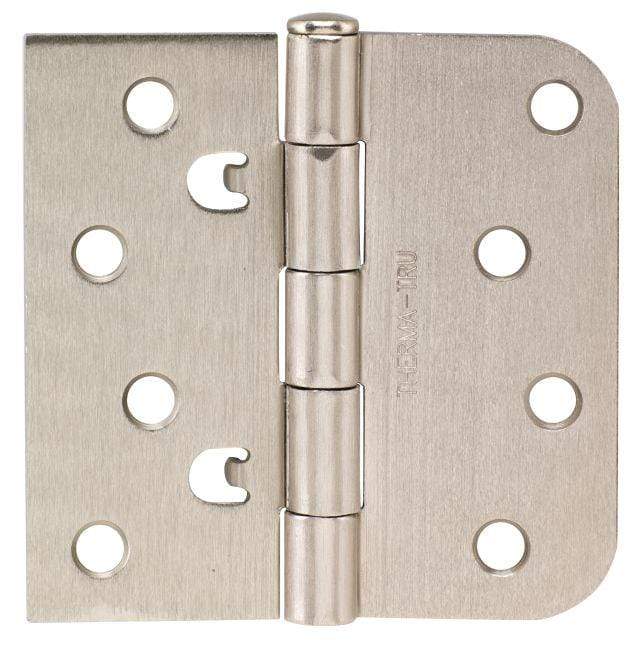 Thermatru Self-Aligning Hinges - 4" Inch x 4" Inch Square Corner with 5/8" Radius Corner - Multiple Finishes Available - Sold Individually