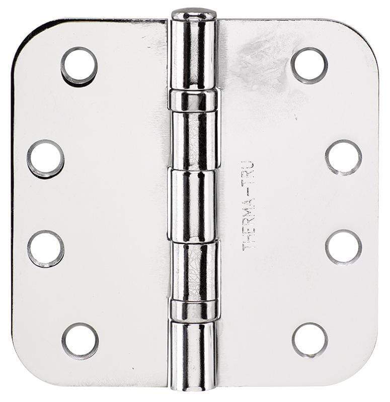 Thermatru Classic Craft ball bearing hinge, 4x4 inches, 5/8-inch radius, available in multiple finishes, sold individually.