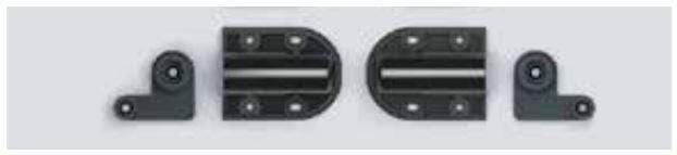 Torque Hinges - For Cabinets - Soft-Close Lid Hinges - 2 19/32" Inches X 2 1/8" Inches - Black Finish - Sold In Pairs