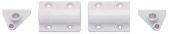 Soft-close torque hinges for cabinets, available in multiple finishes, sold in pairs for easy installation.