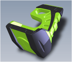 Portable Wedge-It doorstop in green and black, designed for temporary door security, available in multiple finishes.