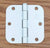 Residential Penrod Butt Hinge - Plain Bearing For Doors - 3 1/2 Inch With 5/8 Inch Radius Corner - Multiple Finishes Available - 2 Pack