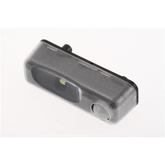 Wireless motion sensor LED cabinet light in various finishes, compact size for easy installation in cabinets.