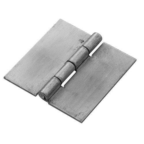 Weld on aluminum hinges, 3 inches square, sold in a 2 pack for durable and secure door installations.