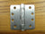 4" x 4" with 1/4" radius corners Commercial Ball Bearing Hinges - Multiple Finishes - Sold in Pairs - Commercial Ball Bearing Hinges Satin Chrome - 4