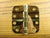 4" x 4" with 5/8" radius corners Bright Brass Commercial Ball Bearing Hinges - Sold in Pairs - Commercial Ball Bearing Hinges