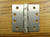 4" x 4" with Square Corners Satin Nickel Commercial Ball Bearing Hinge - Sold in Pairs - Commercial Ball Bearing Hinges