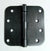 4" x 4" with 5/8" radius corners Oil Rubbed Bronze Residential Ball Bearing Hinges - Sold in Pairs - Residential Ball Bearing Hinges