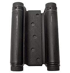 Black - Bommer Double Acting Spring Hinges Multiple Sizes (3" - 8") - Single Hinge - Double Action Spring Hinges 7 inch - 3