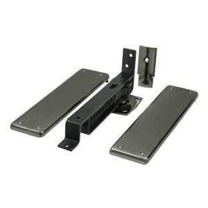 Floor Mounted Adjustable Double Acting Spring Hinges - Multiple Finishes Available - Floor Mounted Double Acting Spring Hinges Antique Nickel - 2