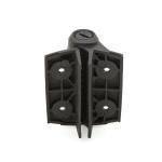 Adjustable Gate Spring Hinge - Black - 2 legs   For Gate Gap (1/4" - 7/8") TCA1L2S3BT - For Metal Gates - Gate Hinges and Hardware  - 2