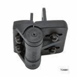 Multi-Adjustable Gate Spring Hinge - Black  For Gate Gap (1/4" - 7/8") TCAMA1 For Metal, Vinyl or Wood Gates - Gate Hinges and Hardware  - 3