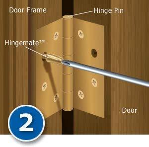 Security hinge pins enhance door security by converting standard hinges into secure options. Made in the USA.