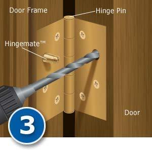 Security hinge pins enhance door security by converting standard hinges into secure options. Made in the USA.