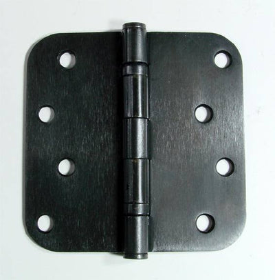 4" x 4" with 5/8" radius corners Residential Ball Bearing Hinges - Multiple Finishes - Sold in Pairs - Residential Ball Bearing Hinges Oil Rubbed Bronze - 14