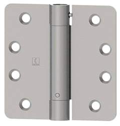 Hager Spring Hinges - 4" Inch X 4" Inch With 1/4" Inch Radius - Multiple Finishes - Sold Individually